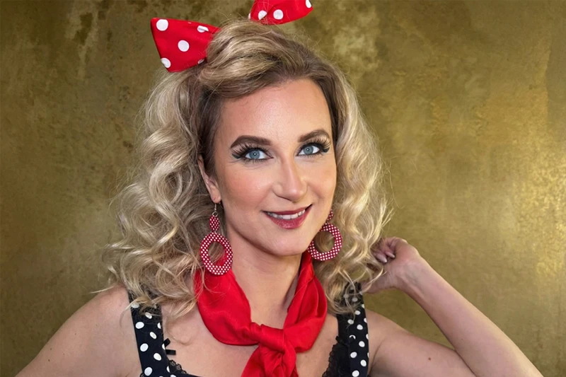 Makijaz okolicznosciowy pin-up - retro stylizacja na impreze, GLOW Concept